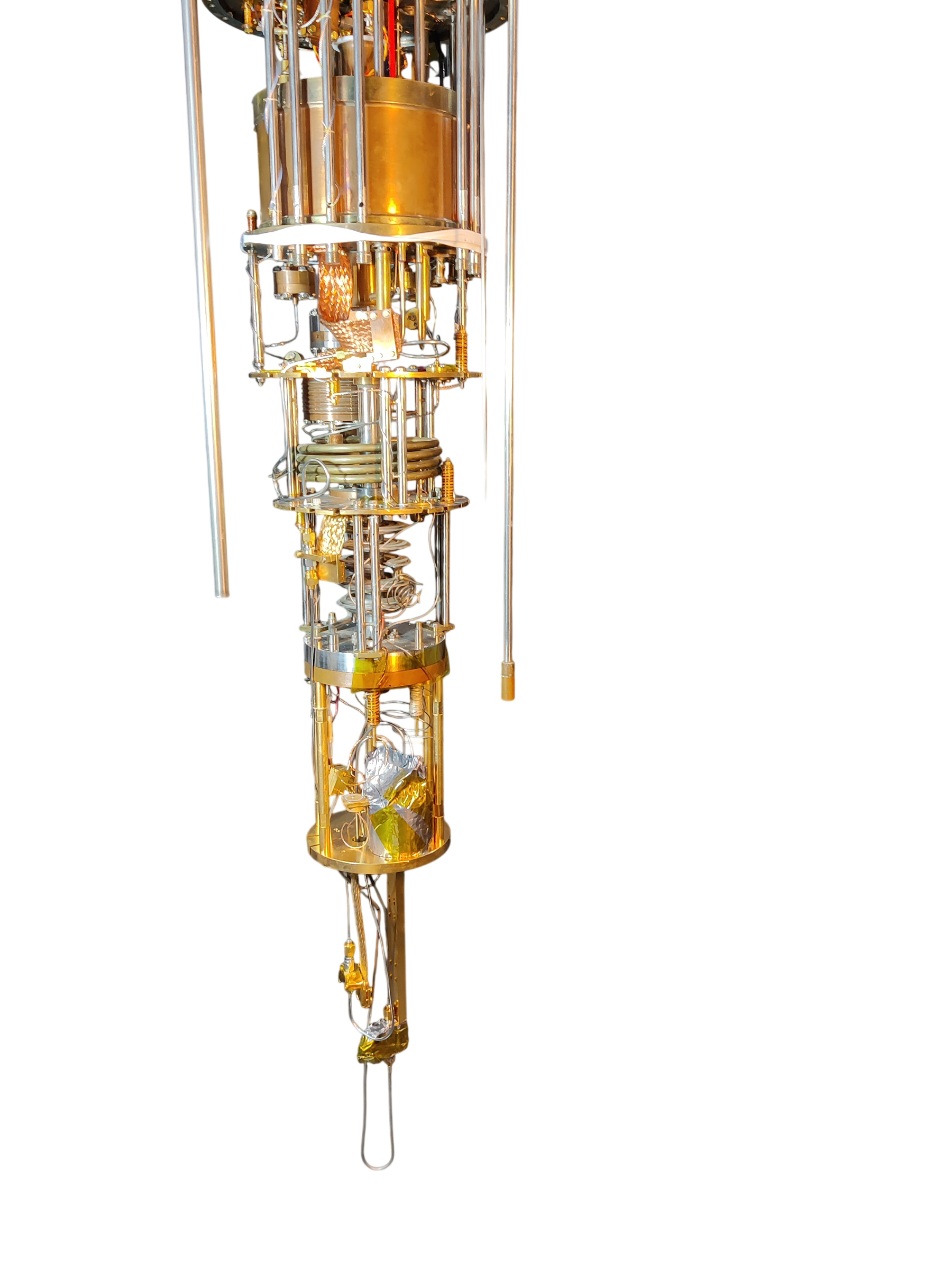 Dilution refrigerator cold stages — Rojas Lab, Royal Holloway, University of London